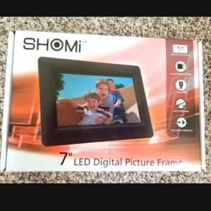 New 7 inch digital picture frame Shomi